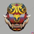 01.jpg Japanese Lion Mask - Devil Mask - Hannya Mask - Halloween cosplay