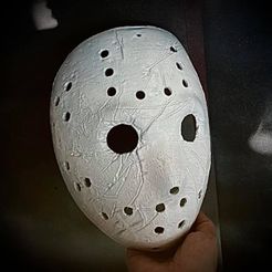3D file Jason Voorhees Mask - Friday 13th Movie 1988 - Horror Halloween Mask  🎬・3D printing template to download・Cults