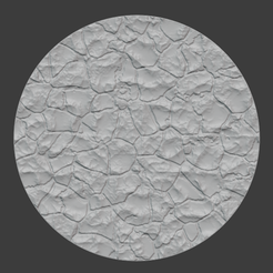 CrackedMud-01.png Basic Cracked Mud (25mm Base)