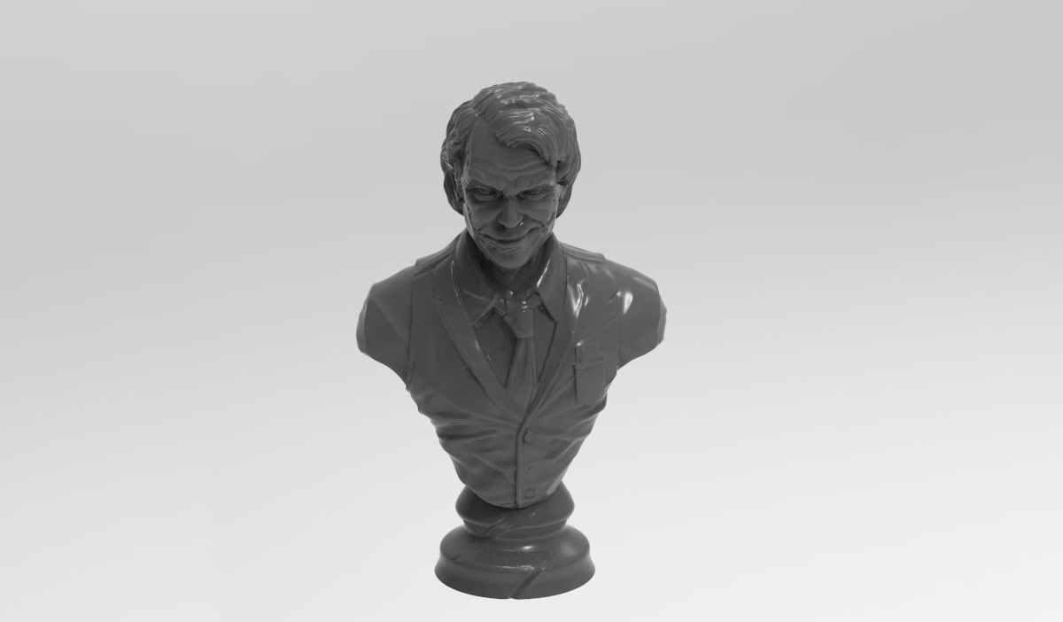 untitled.86.jpg Télécharger fichier STL gratuit Buste de joker • Plan pour impression 3D, Boris3dStudio