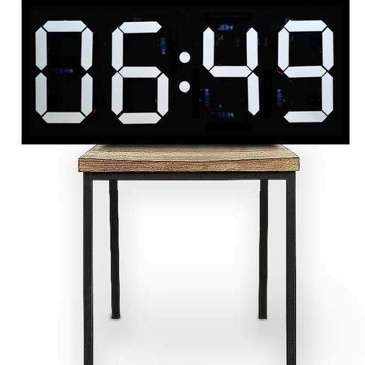 🕰️ 7 Segment Display Servo Clock・Free 3D File for ・Cults