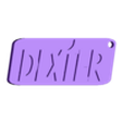 keychain for AMS.stl Dexter Logo Keychain