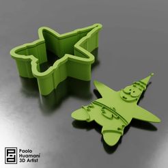 Final.jpg STL file Christmas star patrick cookie cutter・3D printable design to download