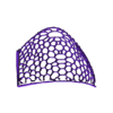 parte 2.stl Wimperntusche Maske voronoi cosplay casco Helm