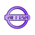 nissan.stl pedestal nissan Badge_