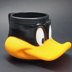 daffy-duck-mug-3d-model-obj-stl-ztl.jpg Fichier STL Tasse Daffy Duck・Design imprimable en 3D à télécharger, yugeshsandhi