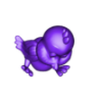 ChickSitting.stl Simpático pollito de Pascua de dibujos animados nº 2