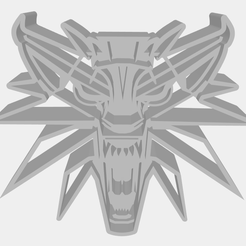 the witcher mascot 2.png Download OBJ file witcher mascot Geralt COOKIE CUTTER • 3D printing model, kindPerson
