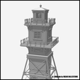 Miller's-Island-Lighthouse-10.png MILLER'S ISLAND LIGHTHOUSE - N (1/160) SCALE MODEL LANDMARK
