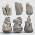 4-Stones0005.jpg Rock Pack – 6 Stone Models for Printing Vol.1