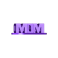 momdadnew.stl DUAL NAME ILLUSION OF MOM AND DAD NAME BEST GIFT FOR MOM AND DAD SPECIAL GIFT FOR MOTHER'S DAY & FATHER'S DAY.
