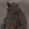 oso para renders.54.png Long Haired Bear Sculpture