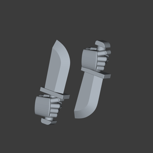 Space King 28mm Medic Knife - 3D model önizlemesi