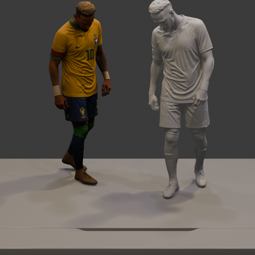 Neymar Jr. #10 - Brazil 3D model