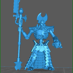 3D file Necron Sylvanas - WoW x Warhammer 40k ⚔・3D printer model