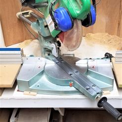 20210915_102146-768x768.jpg Free STL file Hitachi Miter Saw Table Insert・Model to download and 3D print