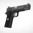 009.jpg Remington 1911 Enhanced pistol from the game Tomb Raider 2013 3D print model3