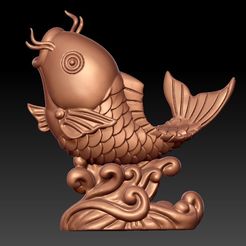 BigFishA1.jpg STL-Datei big fish kostenlos・Vorlage für den 3D-Druck zum herunterladen