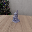 HighQuality4.png 3D Wizard Santa Claus Christmas Decor with 3D Stl Files & Santa Claus Print, 3D Printing, Santa Claus Christmas Ornament, 3D Print File