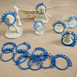 ConditionRings.jpg STL file D&D Condition Rings・3D printer design to download