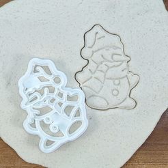 IMG_20221202_121305.jpg Fichier STL Emporte-pièce de Noël bonhomme de neige・Design pour impression 3D à télécharger