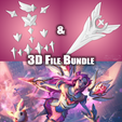 KaisaSG10.png Star Guardian Kai'sa League of Legends Prop + Accessories STL files