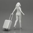 3DG-0010.jpg Fichier 3D 2 Femme d'affaires en chemise et pantalon tirant une valise marchant dans un terminal d'aéroport・Objet imprimable en 3D à télécharger