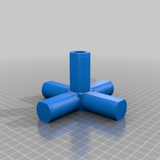 pvc5.png Space Frame connector for PVC 1" pipe