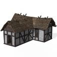 5te.jpg Download MEDIEVAL HOUSE 3D Model - Obj - FbX - 3d PRINTING - 3D PROJECT - GAME READY