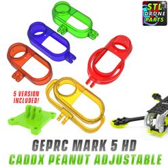 mark-5-hd-caddx-peanut-1.jpg GEPRC Mark 5 HD Caddx Peanut Adjustable Mount