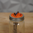 Pencil Cup Mason Jar.png Mason Jar Pencil Cup Lid