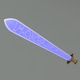 02.jpg KPop Demon Hunters HUNTRIX Rumi Sword. Cartoon, movie, props, cosplay