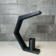 il_fullxfull.5091173161_hb2e.jpg Modern Overhang Table Lamp | Minimalist | 3D Printed Lamp | Home and Office Decor | Desk Lamp | Table Decor |