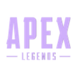 APEX-LEGENDS-LOGO-TOP-WHITE.stl APEX legends led box custom name