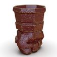 Hellboy-Hand-Vase.40.jpg Hellboy Hand of Doom Pen Holder Stand Vase 3D Printing Model