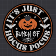 JustaBunchofHocusPocus.png Simple Modern Tumbler 40 oz Topper  - Just a Bunch of Hocus Pocus