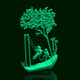 Arbol-y-Columpio.png Tree with Swing and Two Playing Children