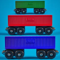2023_09_30_Toy_Train_0045_comp.jpg Vagón de carga para el tren de juguete BRIO compatible con IKEA