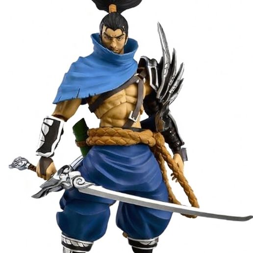 Yasuo League of Legends Complete Figure - The Unforgiven | STL 3D Print Model