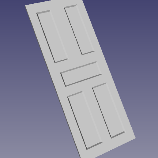 5panel-door.png Download STL file 5 panel door 1:12 scale • 3D printer model, rossoguado