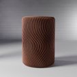 vase_0004_01_b.jpg Файл STL Ваза 0004 - Полосатая ваза・Шаблон для 3D-печати для загрузки