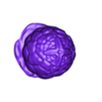 alien_egg_v3_slime_embryo.stl Alien eggs (3 versions) with or without embryo on sci-fi or plain bases