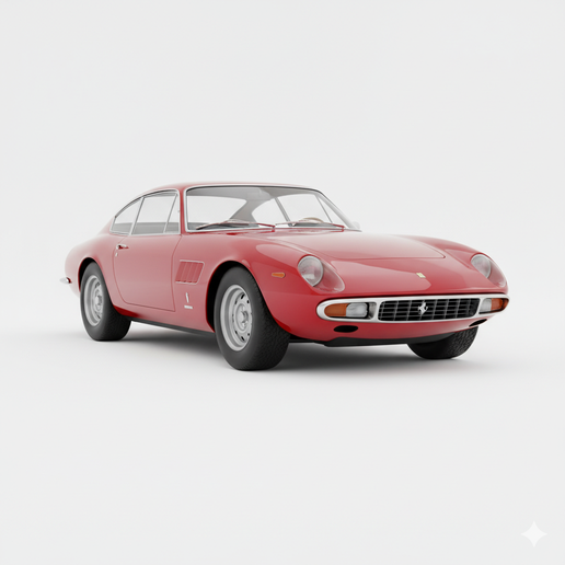 Ferrari 365 GTC/4 JDM, hypercar, vehicle, classic car, drift car, pickup, garage, automobile, SUV, diorama, truck, car 3D, sports car, muscle car, car model, car STL, race car, supercar, vintage car, car