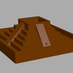 mayanpyramid1.jpg STL file Mayan Pyramid - small succulent plant pot・Template to download and 3D print