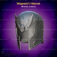 2.jpg Magneto Helmet From Marvel Comics - Fan Art 3D print model