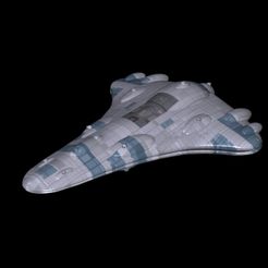 Confederation_Paradigm1.jpg Archivo STL Destructor Wing Commander Confederation Paradigm・Modelo para descargar e imprimir en 3D