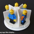 lego-men_display_large.jpg Rotating Organizer / Parts Assembly Sequencer / Display Stand