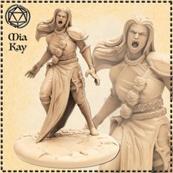 female-vampire-rogue.jpg STL-Datei Weiblicher Vampir Schurke・3D-druckbares Modell zum herunterladen