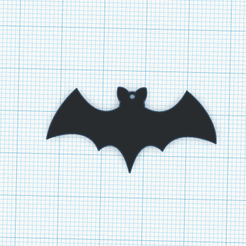 murcielago.png Файл STL Bat Earrings・Дизайн 3D-печати для загрузки3D