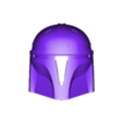 01_-_Main_Body.stl Mandalorian + Clone Wars Inspired Helmet, The Knight